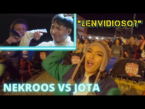 ¿Nekroos se pasó? 🔥 Nekroos vs Jota | Reacción junto al público arequipeño 😍