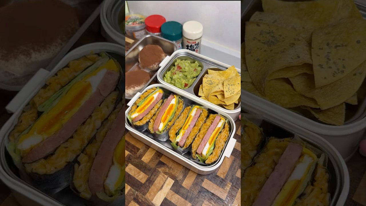 Packing lunch for my husband’s 12-hour shift at 5 am 🍱