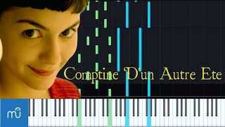 Yann Tiersen - Comptine D'un Autre Été [Amelie ST] [Piano Tutorial + Sheet music]