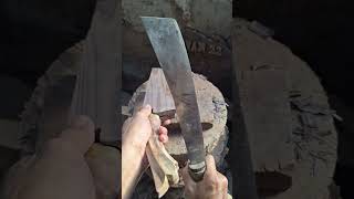 Download lagu Cara membuat gagang pisau dan sarung pisau keren dari kayu sonokeling mp3