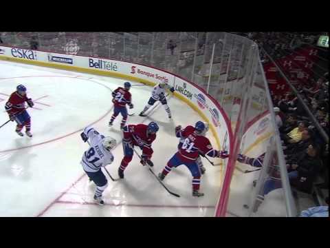 Phaneuf Goal - Leafs 3 vs Habs 2 - Oct 22nd 2011 (HD)