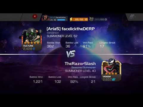 5 star vulture duel against venom