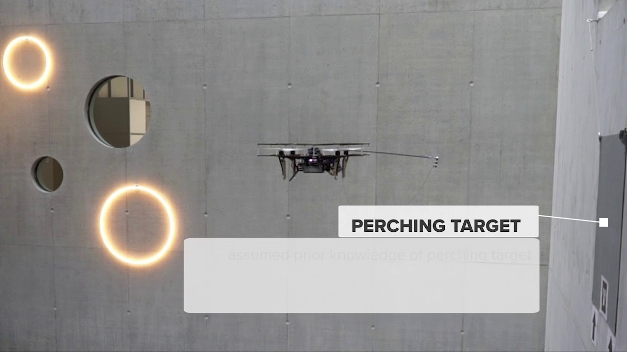 Aerial inspection at close proximity of a vertical surface: a multi-modal mobility approach.