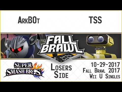 Fall Brawl 2017: ArkB0t (Meta Knight) vs. TSS (ROB) - SSB4 Singles Losers Top 16