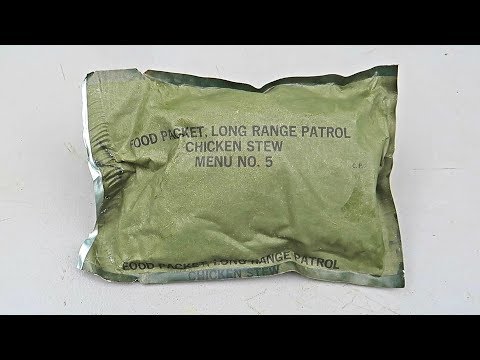 Opening 50 Year Old US MRE (Meal Ready to Eat)