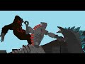 GODZILLA AND KONG VS MECHAGODZILLA FINAL BATTLE ANIMATION