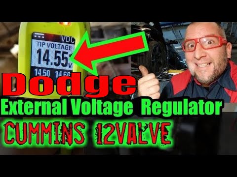 How to install External Voltage Regulator dodge chrysler jeep wire voltage regulator 12v Cummins