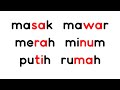 Belajar Mengeja 5 Huruf Belajar Membaca