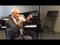 Dr Caio Pagano teaching piano techniques