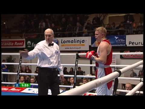 Nyrkkeily - boxing: Rain Karlsson EST - Tomi Honka FIN 2-1