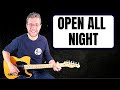 Bruce Springsteen - Open All Night guitar lesson