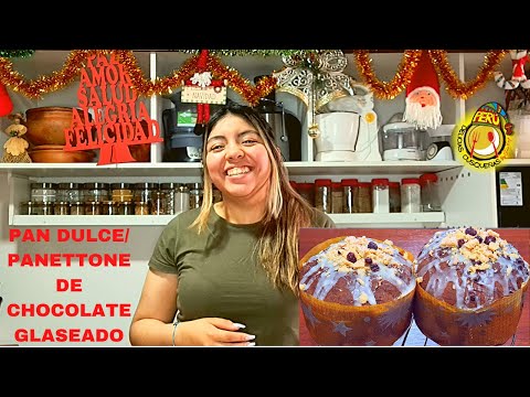 Panetón Pan Dulce de Chocolate Casero Fácil Receta Hecho por la Nieta