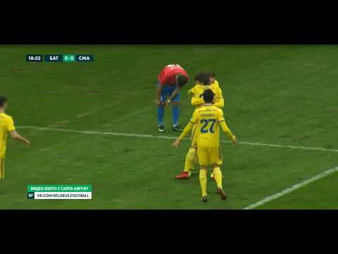 1:0 - Дмитрий Бага. БАТЭ - Смолевичи. (01/04/2018. Высшая лига, 1 тур)