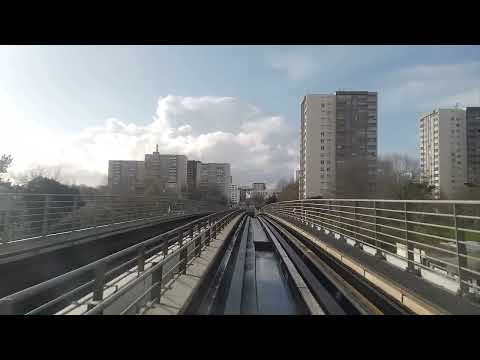 Métro de Rennes Ligne A Siemens VAL 208 AG N°08 entre La Poterie et République