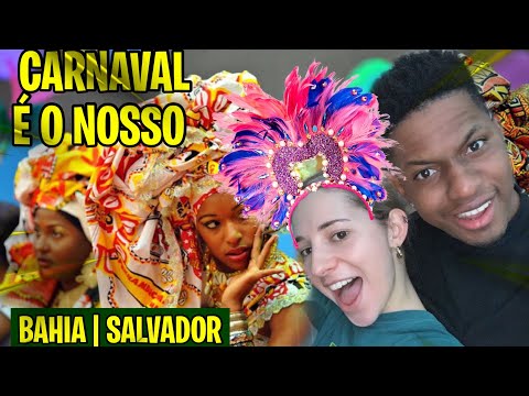 GRINGA REAGE E DESLUMBRA-SE CARNAVAL DE SALVADOR DA BAHIA! 🇧🇷🤩