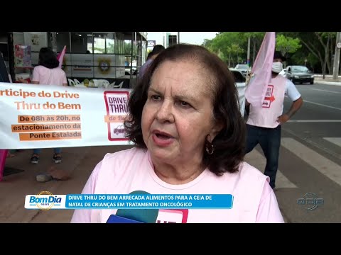 Drive Thru do Bem arrecada alimentos para ceia de Natal de crianças pacientes oncológicas 30 11 2022