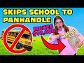 Girl Skips School And Makes 10 000 Panhandling Original