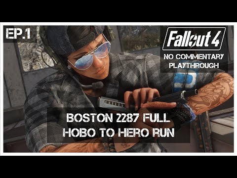 Boston 2287 Full Playthrough | Hobo to Hero Episode 1 | Modded Fallout 4