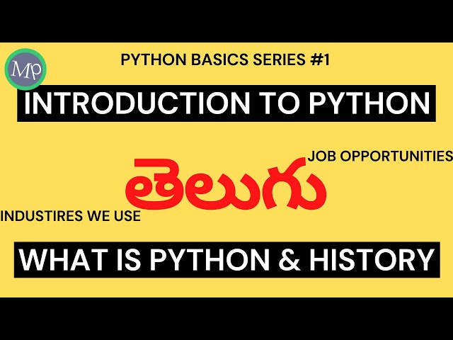 An Introduction to Python: Understanding Its History and Basics ...