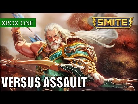 SMITE Gameplay Xbox One Assault Versus as Chiron - Note to self: don't giddyup into an ultimate