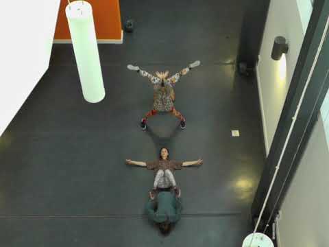 screensaver dance with live coding at Movement Computing Conference (MOCO), London, June 2017