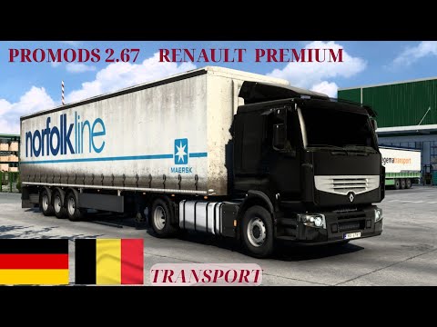 WELCOME TO BRUSSELS |#17| RENAULT PREMIUM 460hp - Eurotruck Simulator 2