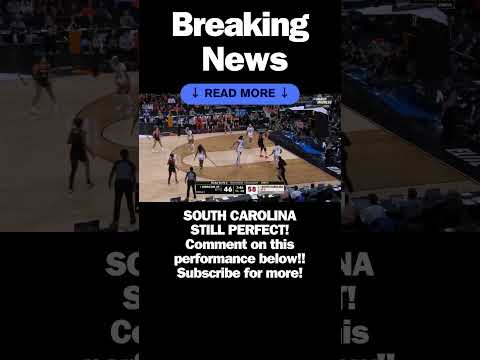 South Carolina Remains Undefeated |  #marchmadness2024  #cardoso  #shortsfeed #shorts #ncaaw