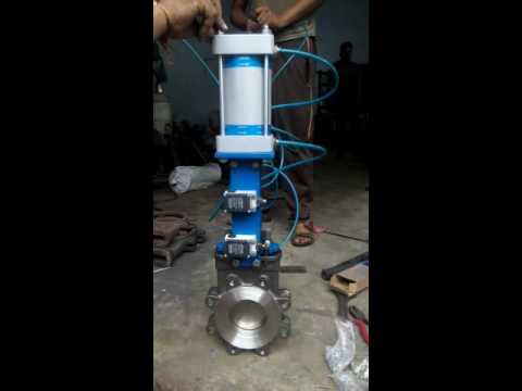 Pneumatic Cylinder Knife Gate Valve