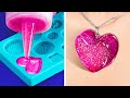 HOW TO LOOK COOL WITH HANDMADE JEWELRY Colorful Resin And Glue Gun DIY Crafts