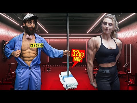 ELITE Bodybuilder ANATOLY Lifts 50KG Mop in the Gym… Everyone Was Shocked! 😱💪🧹#10