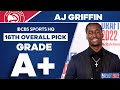 AJ Griffin selected No. 16 overall by the Atlanta Hawks | 2022 NBA Draft | CBS Sports HQ