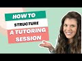 How to Structure a Tutoring Session (online or in-person)