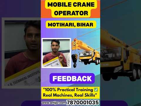 Crane opeartor certification training course in bhopal delhi...