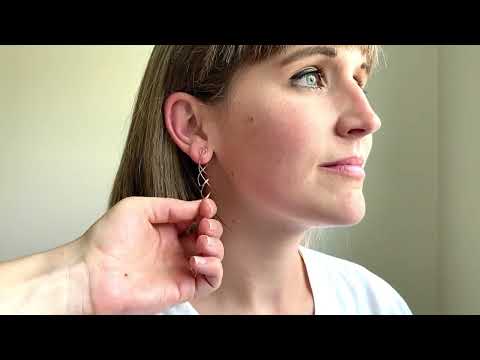 Long Double Spiral Earrings