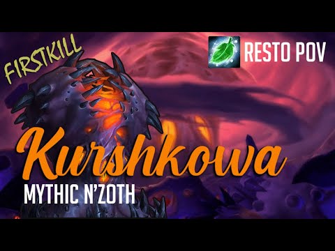 Mythic N'zoth FIRSTKILL - Rdruid POV [117k HPS]