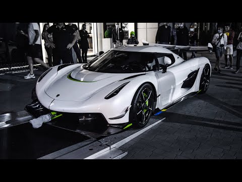 $3M Loading a Koenigsegg Jesko in a tight trailer