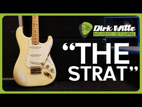1980 Fender The STRAT with Maple Fretboard - Olympic White | USA Fullerton Vintage Stratocaster Dan Smith Era 22-Karat Gold Hardware Matching Headstock | OHSC image 26