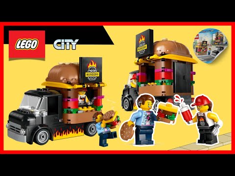 ✨NEW✨ LEGO City Burger Van 60404 | Fun Food Truck Toy for Kids 5+ | Let’s Unbox, Build & Play!
