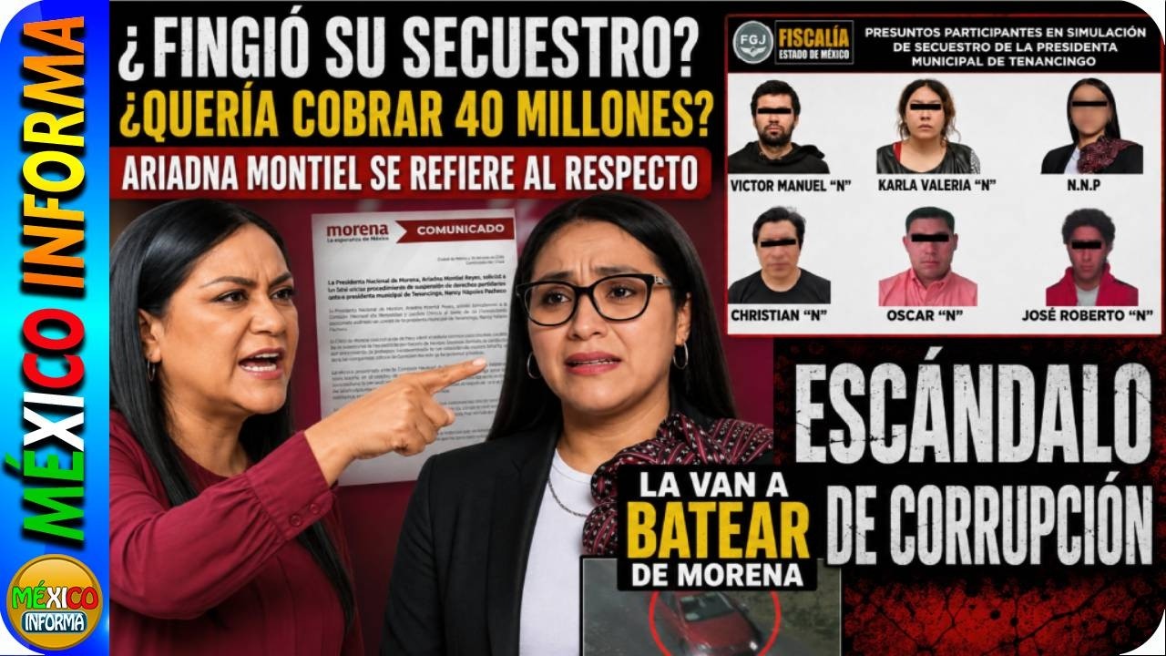 ARIADNA MONTIEL MANDA CONTUNDENTE MENSAJE A PRESIDENTA QUE FINGIÓ SU SECUESTRO. SE VA DE MORENA.