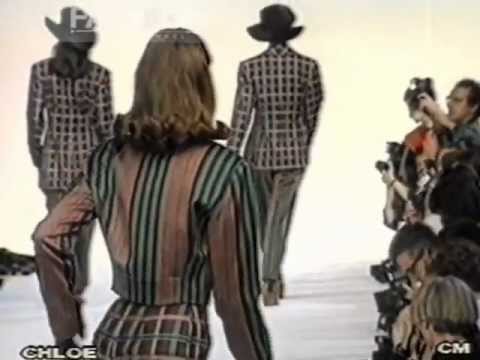 "Chloe" Autumn Winter 1990 1991 Paris Pret a Porter Woman by Canale Moda