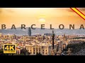 BARCELONA , SPAIN 🇪🇸 Amazing Drone 4K |  España Catalunya Ultra HD