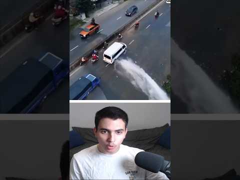 לא תאמינו מה נהג משאית עשה😱#shorts