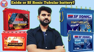 Top 2 Inverter Battery of Exide & SF Sonic with A Inverter, Exide & SF Sonic के टॉप २ इन्वर्टर बैटरी