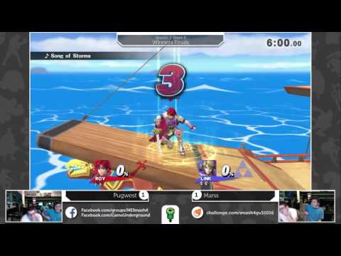 S4@GU 5-10 (Winner's Finals): Marss (ZSS/Palutena) vs Pugwest (Marth/Zelda)
