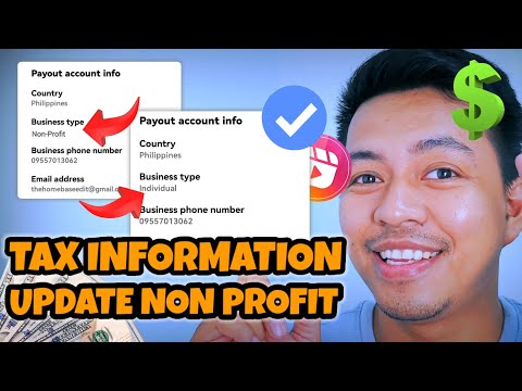 🚨 IMPORTANT UPDATE: Paano Ayusin ang Iyong Tax Info sa Facebook? 🚨 #nonprofit #individual #taxinfo
