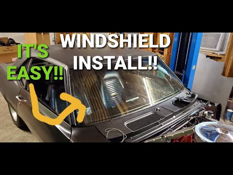 1969 CAMARO WINDSHIELD INSTALL
