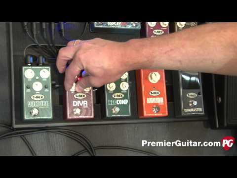 Musikmesse '14 -T-Rex Effects Vulture, Diva Drive, NeoComp, Creamer, Karma, Replay Box Demos