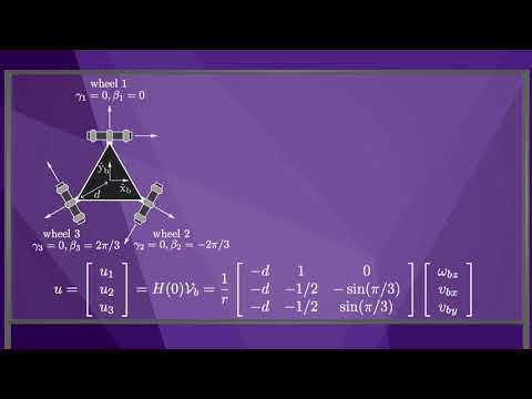 Modern Robotics, Chapter 13.2:  Omnidirectional Wheeled Mobile Robots (Part 1 of 2)