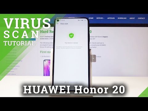 How to Detect Malware in HUAWEI Honor 20 - Anti-Virus / Virus Scan