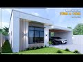 House design idea | Modern House | 10m x 16m (160sqm) | 4Bedroom